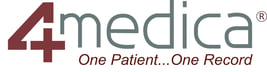 4medica Logo_New Tagline_One Patient One Record_050518