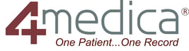 4medica Logo_New Tagline_One Patient One Record_050518