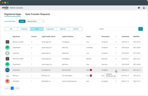appSphere - admin console appSphere - admin console